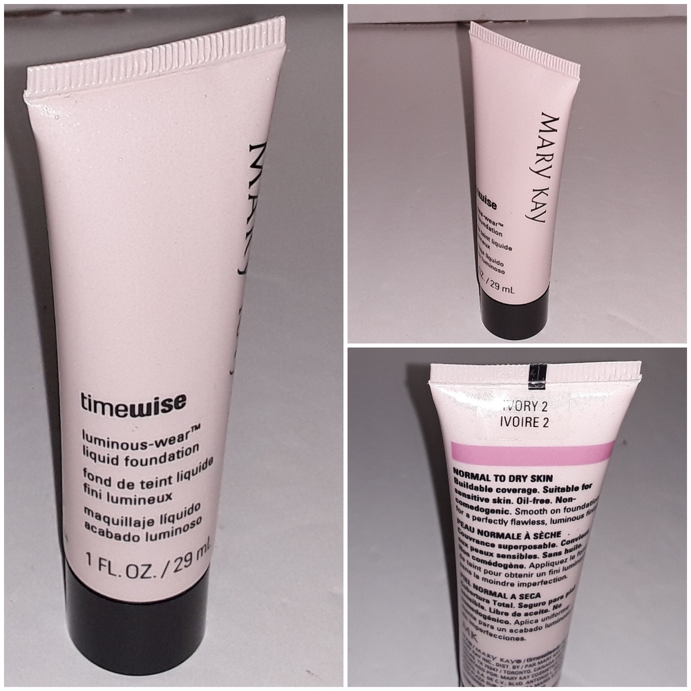 Mary Kay Timewise Luminous Wear Liquid Foundation Ivory 2 - NWOB
